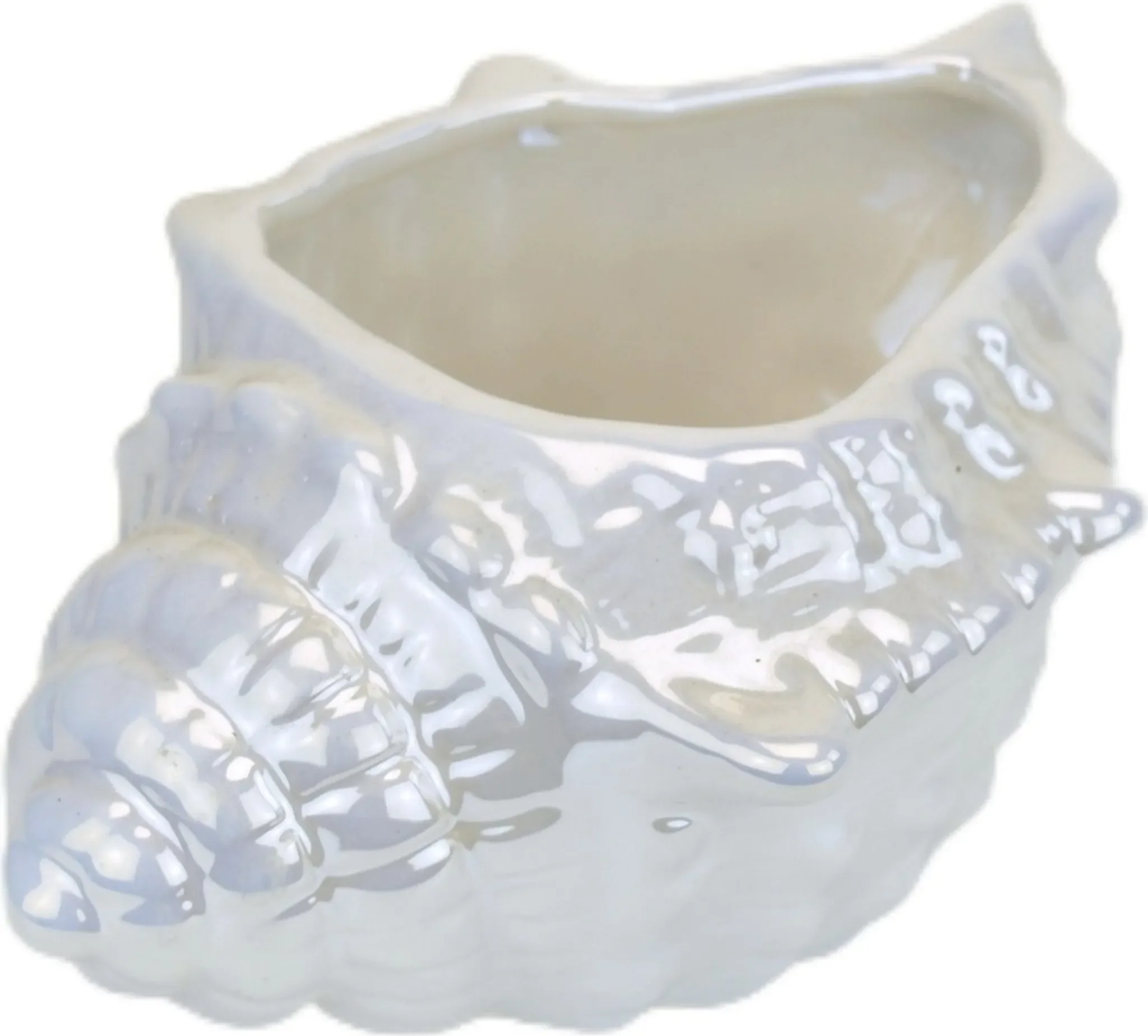Keramikschale „Weiße Perle“ – 19 cm